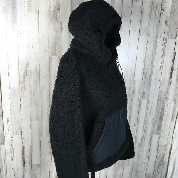 Zella Cassie Faux Shearling Hoodie Jacky Coat M - Picture 6 of 9